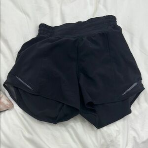 lululemon athletica Black Athletic Shorts 4 inch